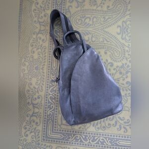 We The Free Navy Blue Leather Bag, Soho Convertible Sling
